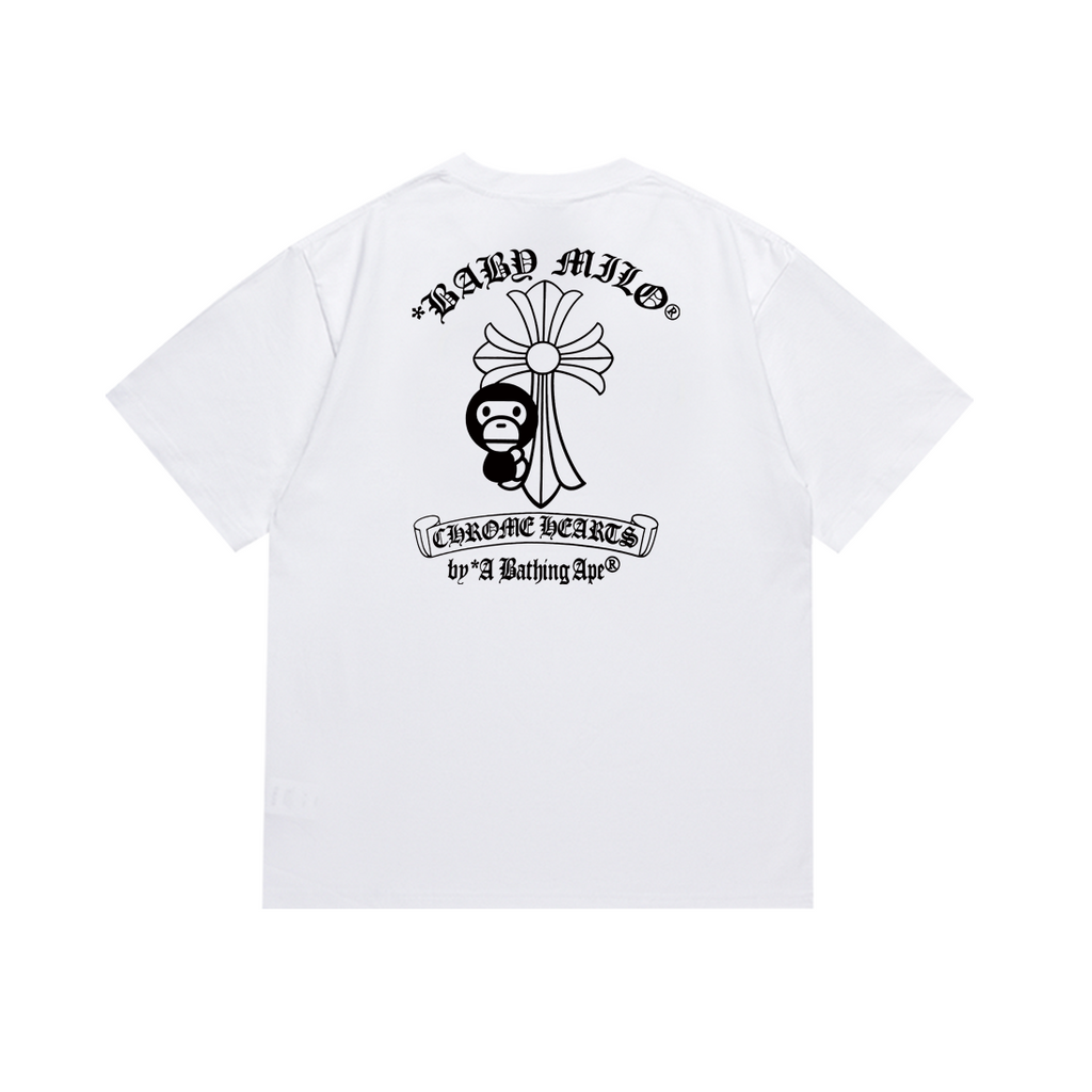 BAPE x Chrome Hearts T-shirt 'Black'