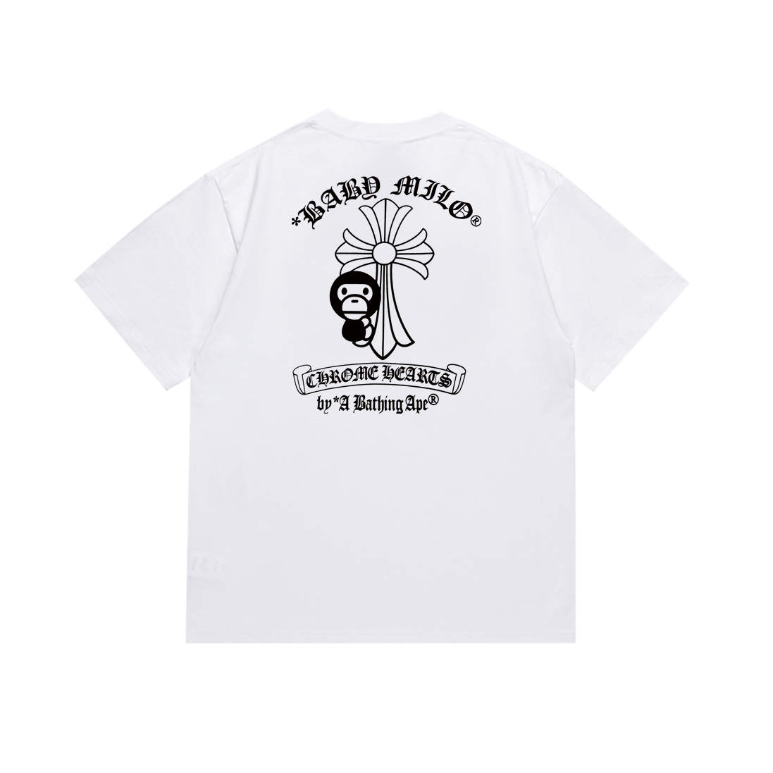 BAPE x Chrome Hearts T-shirt 'Black'