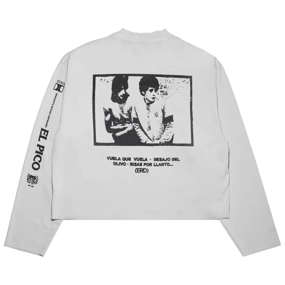 El Pico Rib Long-Sleeve T-Shirt 'Faded White'