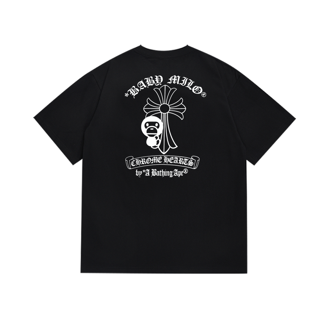 BAPE x Chrome Hearts T-shirt 'Black'