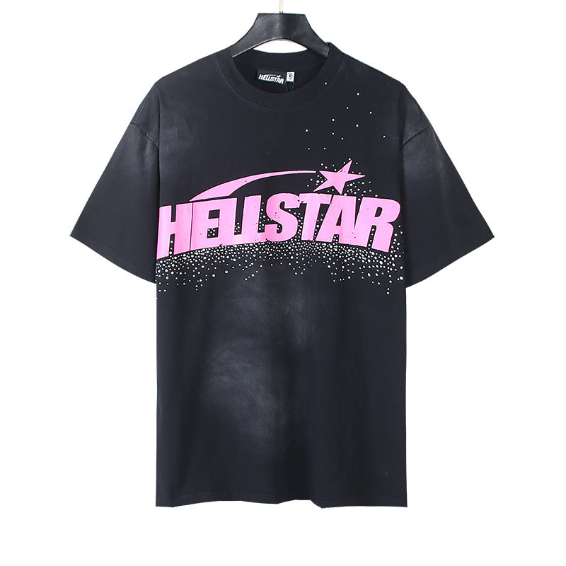 Rhinestone Classic T-shirt (Pink Print)