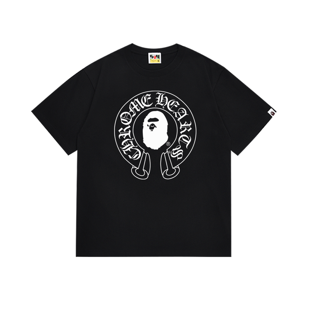BAPE x Chrome Hearts T-shirt 'Black'