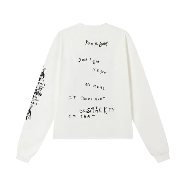 Neurosis Long-Sleeve T-Shirt 'Faded Ivory/Black'